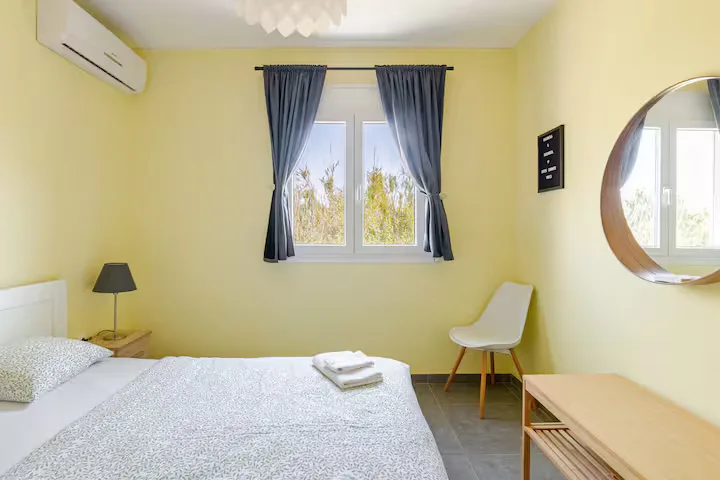 Second bedroom at GS Vibes villa, Porto Rafti