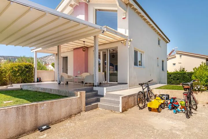 Living area at GS Vibes villa near Athens airport